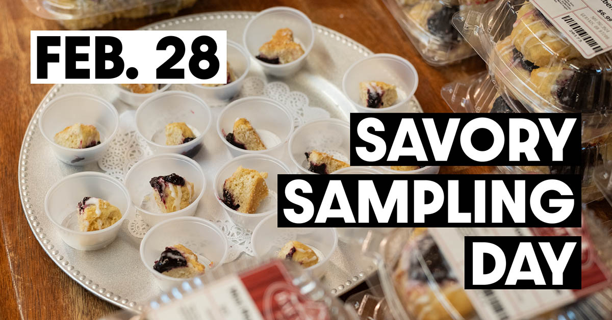 Savory Sampling Day at Bauman's