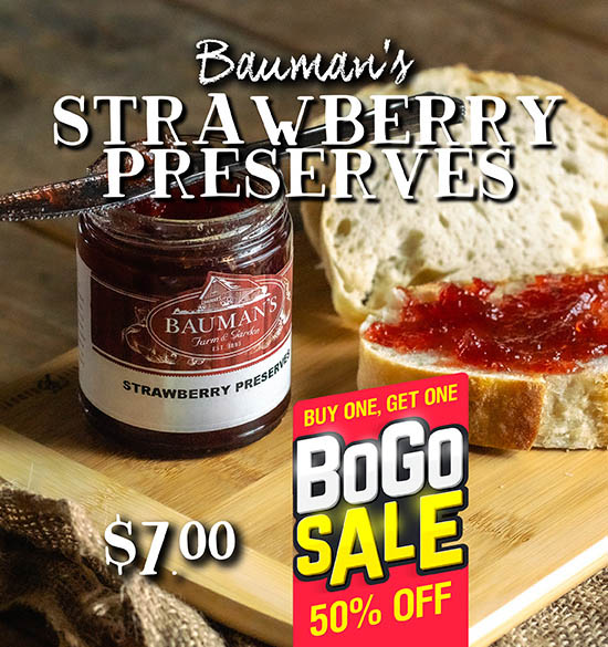 Bauman's Strawberry Preserves