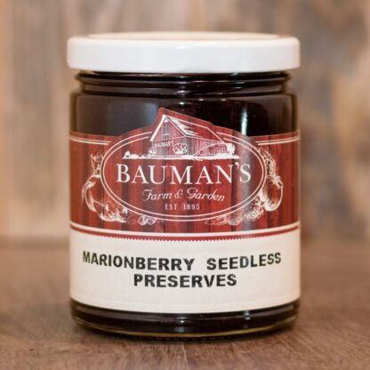 Marionberry Seedless Preserves or Jam by Bauman Farms