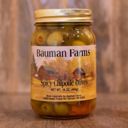 Spicy Chipotle Olives from Bauman Farms