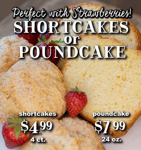 Shortcake or Poundcake