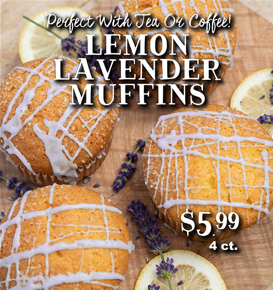 Lemon Lavendar Muffins