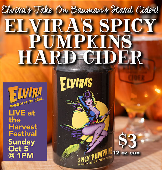 Elvira's Spicy Pumpkins Hard Cider