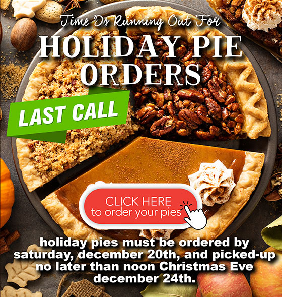 Holiday Pie Orders