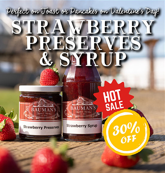 Strawberry preserves and syrup