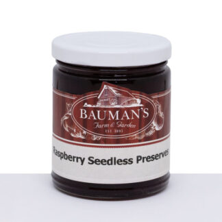 Preserves Raspberry Seedless Jam from Bauman's Farm & Garden