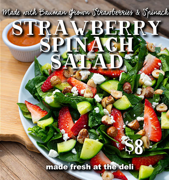 Strawberry Spinach Salad