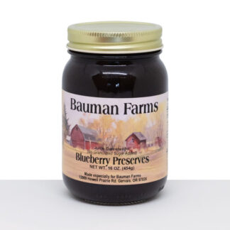 Blueberry Preserves Jam from Bauman's Farm & Garden