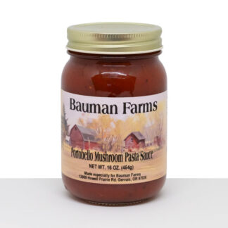 Portobello Mushroom Pasta Sauce from Bauman Farms