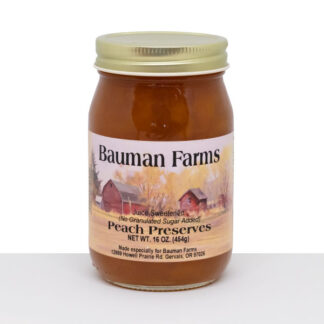 Peach No Sugar Added Preserves Jam from Bauman's Farm & Garden