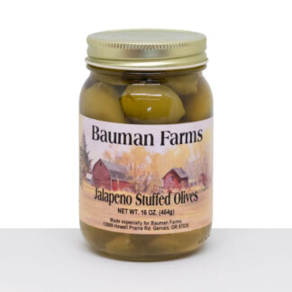 Pickled Jalapeno Stuffed Olives from Bauman Farms