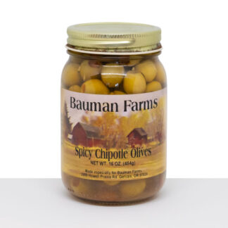 Pickled Spicy Chipotle Olives from Bauman Farms