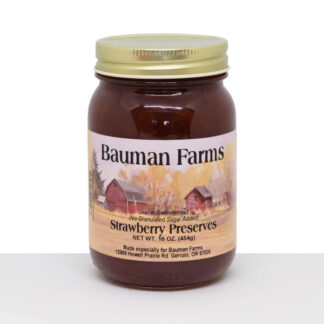 Strawberry No Sugar Added Preserves Jam from Bauman's Farm & Garden