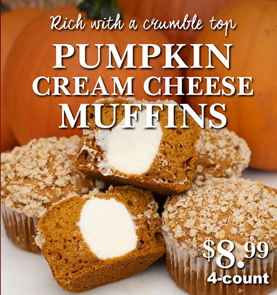 Pumpkin Cream Cheese Muffins